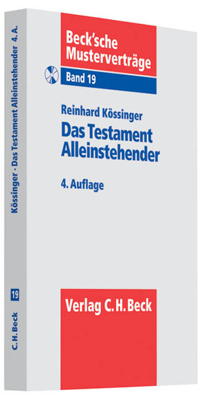 Das Testament Alleinstehender von Kössinger,  Reinhard