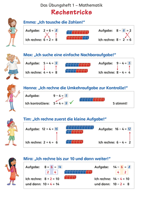Das Übungsheft Mathematik 1 – Poster von Keller,  Karl-Heinz, Pfaff,  Peter, Simon,  Hendrik, Simon,  Nina