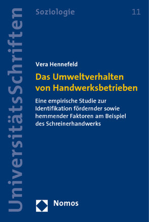 Das Umweltverhalten von Handwerksbetrieben von Hennefeld,  Vera