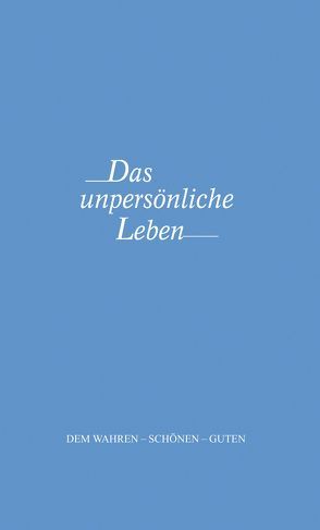 Das unpersönliche Leben von Benner,  Joseph S