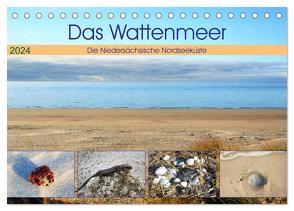 Das Wattenmeer – 2024 (Tischkalender 2024 DIN A5 quer), CALVENDO Monatskalender von Klünder,  Günther