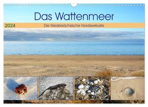 Das Wattenmeer – 2024 (Wandkalender 2024 DIN A3 quer), CALVENDO Monatskalender von Klünder,  Günther