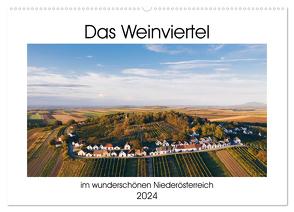 Das Weinviertel im wunderschönen Niederösterreich. (Wandkalender 2024 DIN A2 quer), CALVENDO Monatskalender von Dworschak,  Martin