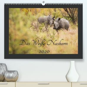 Das Weiße Nashorn (Premium, hochwertiger DIN A2 Wandkalender 2020, Kunstdruck in Hochglanz) von und Holger Karius,  Kirsten