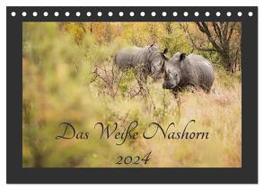 Das Weiße Nashorn (Tischkalender 2024 DIN A5 quer), CALVENDO Monatskalender von und Holger Karius,  Kirsten