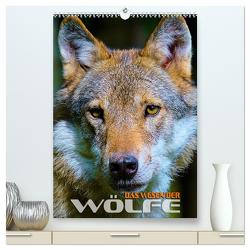 Das Wesen der Wölfe (hochwertiger Premium Wandkalender 2024 DIN A2 hoch), Kunstdruck in Hochglanz von Utz,  Renate