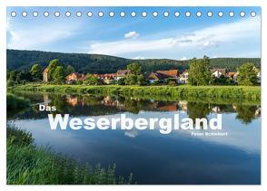Das Weserbergland (Tischkalender 2024 DIN A5 quer), CALVENDO Monatskalender von Schickert,  Peter