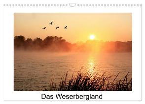 Das Weserbergland (Wandkalender 2024 DIN A3 quer), CALVENDO Monatskalender von Fietzek,  Thomas