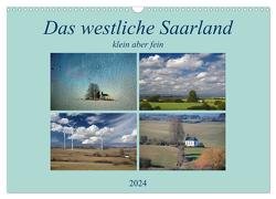 Das westliche Saarland klein aber fein (Wandkalender 2024 DIN A3 quer), CALVENDO Monatskalender von Rufotos,  Rufotos