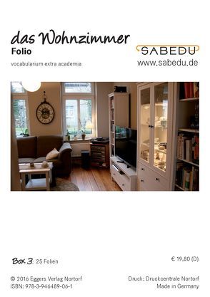das Wohnzimmer, SABEDU Box 03, Lehrermaterial, OHP-Folien von Riemann-Eggers,  Margret