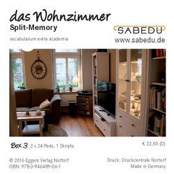 das Wohnzimmer, Split-Memory + Arbeitsheft, SABEDU Box 03 von Riemann-Eggers,  Margret