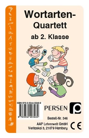 Das Wortarten-Quartett von Wehren,  Bernd