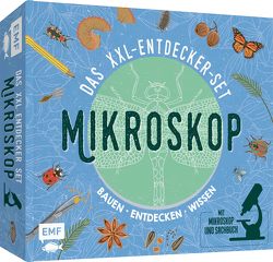 Das XXL-Entdecker-Set – Mikroskop: Mit Mikroskop, Linsen und Objektträgern + Sachbuch mit faszinierenden Experimenten von Jackson,  Tom, Wiese,  Martina