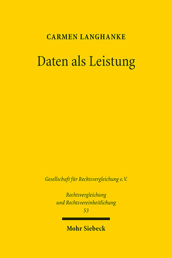 Daten als Leistung von Langhanke,  Carmen