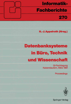 Datenbanksysteme in Büro, Technik und Wissenschaft von Appelrath,  Hans-Jürgen