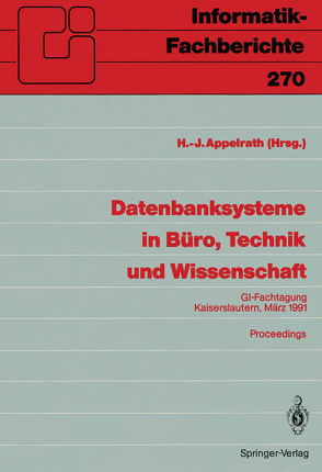 Datenbanksysteme in Büro, Technik und Wissenschaft von Appelrath,  Hans-Jürgen