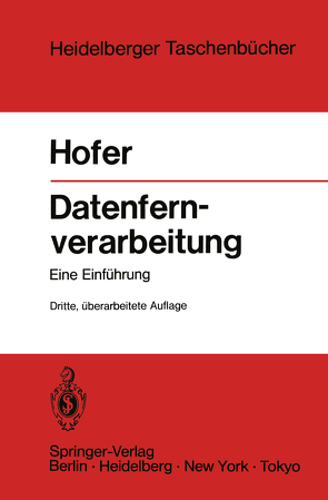 Datenfernverarbeitung von Hofer,  H., Moos,  L.