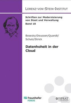 Datenhoheit in der Cloud von Bosesky,  Pino, Deussen,  Peter H, Quandt,  Anne, Schulz,  Sönke E., Strick,  Linda