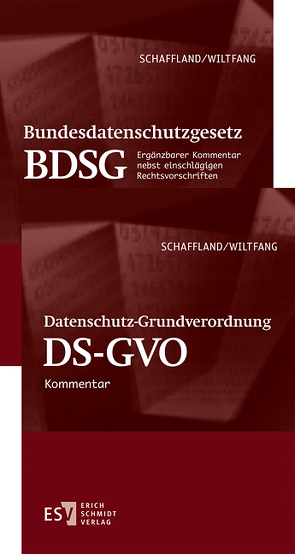 Datenschutz-Grundverordnung (DS-GVO)/ Bundesdatenschutzgesetz (BDSG) – Abonnement Pflichtfortsetzung für mindestens 12 Monate von Holthaus,  Gabriele, Schaffland,  Astrid, Schaffland,  Hans-Jürgen, Wiltfang,  Noeme