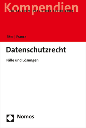 Datenschutzrecht von Eßer,  Martin, Franck,  Lorenz