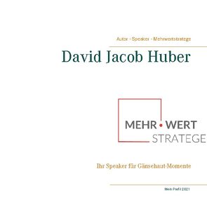Mehrwert Strategie von Huber,  David Jacob