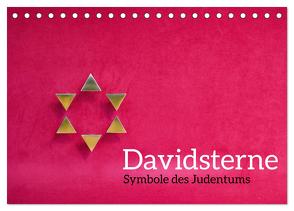 Davidsterne als Symbole des Judentums (Tischkalender 2024 DIN A5 quer), CALVENDO Monatskalender von Vorndran,  Hans-Georg