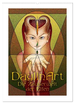 DaylinArt – Die Zauberwelt der Elfen (Wandkalender 2024 DIN A2 hoch), CALVENDO Monatskalender von Repp (DaylinArt),  Irene