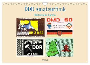 DDR Amateurfunk Historische Karten (Wandkalender 2024 DIN A4 quer), CALVENDO Monatskalender von von Loewis of Menar,  Henning