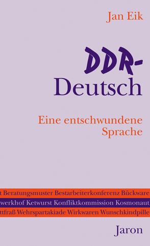 DDR-Deutsch von Eik,  Jan