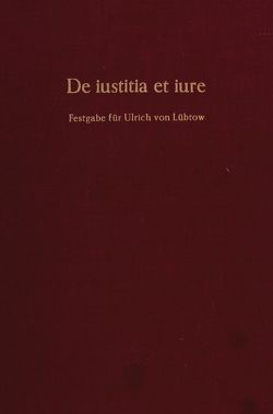 De iustitia et iure. von Harder,  Manfred, Thielmann,  Georg