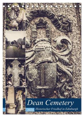 Dean Cemetery – Historischer Friedhof Edinburgh (Tischkalender 2024 DIN A5 hoch), CALVENDO Monatskalender von Creutzburg,  Jürgen