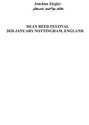 DEAN REED FESTIVAL 2020 JANUARY NOTTINGHAM, ENGLAND. von Ziegler,  Joachim