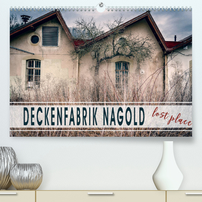 Deckenfabrik Nagold – lost place (Premium, hochwertiger DIN A2 Wandkalender 2023, Kunstdruck in Hochglanz) von Schöb,  Monika