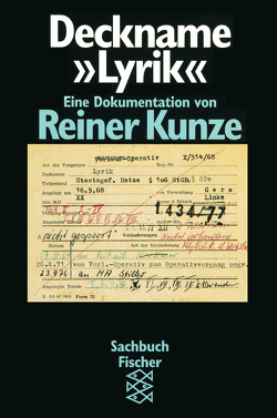 Deckname »Lyrik« von Kunze,  Reiner
