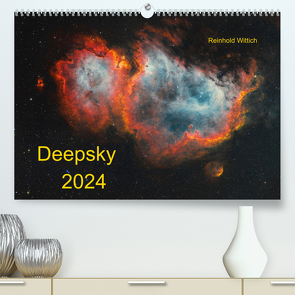 Deepsky 2024 (hochwertiger Premium Wandkalender 2024 DIN A2 quer), Kunstdruck in Hochglanz von Wittich,  Reinhold