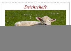Deichschafe – Hüter der Deiche in Nordfriesland (Wandkalender 2024 DIN A3 quer), CALVENDO Monatskalender von Falke,  Manuela