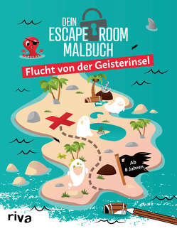 Dein Escape-Room-Malbuch – Flucht von der Geisterinsel von Hegemann,  Emma