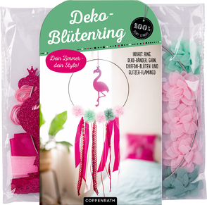 Dein Zimmer – dein Style! Deko-Blütenring Flamingo