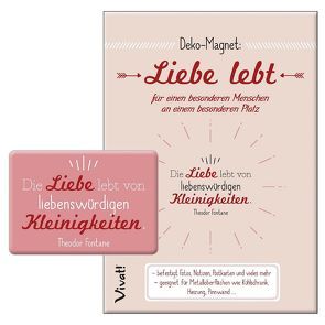 Deko-Magnet »Liebe lebt«