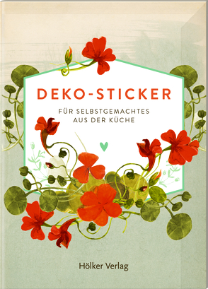 Deko-Sticker – Kapuzinerkresse