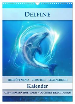 Delfine – Kalender (Wandkalender 2024 DIN A3 hoch), CALVENDO Monatskalender von Shayana Hoffmann,  Gaby
