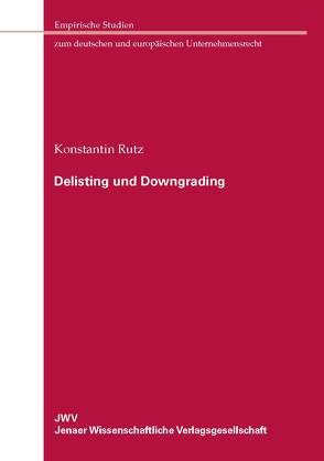 Delisting und Downgrading von Rutz,  Konstantin