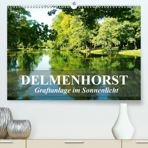 DELMENHORST – Graftanlage im Sonnenlicht (Premium, hochwertiger DIN A2 Wandkalender 2020, Kunstdruck in Hochglanz) von Art-Motiva