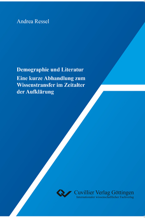 Demographie und Literatur von Ressel,  Andrea