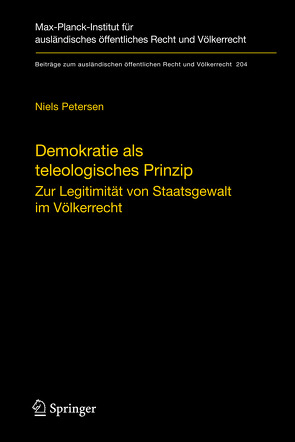 Demokratie als teleologisches Prinzip von Petersen,  Niels