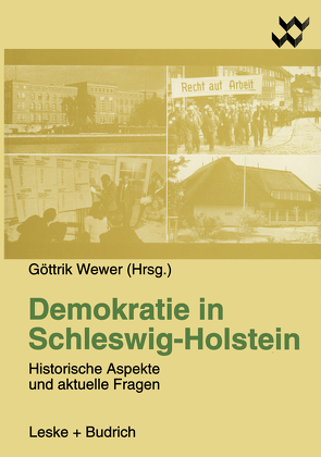 Demokratie in Schleswig-Holstein von Wewer,  Göttrik