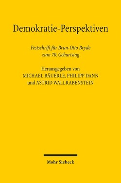 Demokratie-Perspektiven von Bäuerle,  Michael, Bryde,  Brun-Otto, Dann,  Philipp, Wallrabenstein,  Astrid