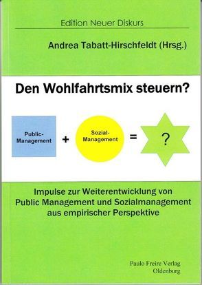 Den Wohlfahrtsmix steuern? von Schneider,  Armin, Tabatt-Hirschfeldt,  Andrea