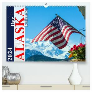 Der Alaska Kalender (hochwertiger Premium Wandkalender 2024 DIN A2 quer), Kunstdruck in Hochglanz von Steinwald,  Max