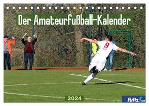 Der Amateurfußball-Kalender (Tischkalender 2024 DIN A5 quer), CALVENDO Monatskalender von GmbH,  FuPa